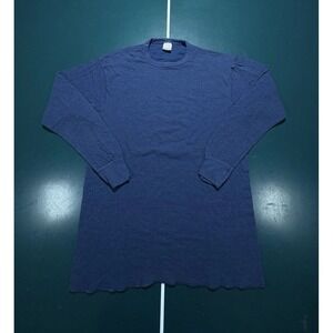 Vintage‎ Duofold Long Sleeve Base Layer Thermal Shirt Mens XL Tall Wool Blend